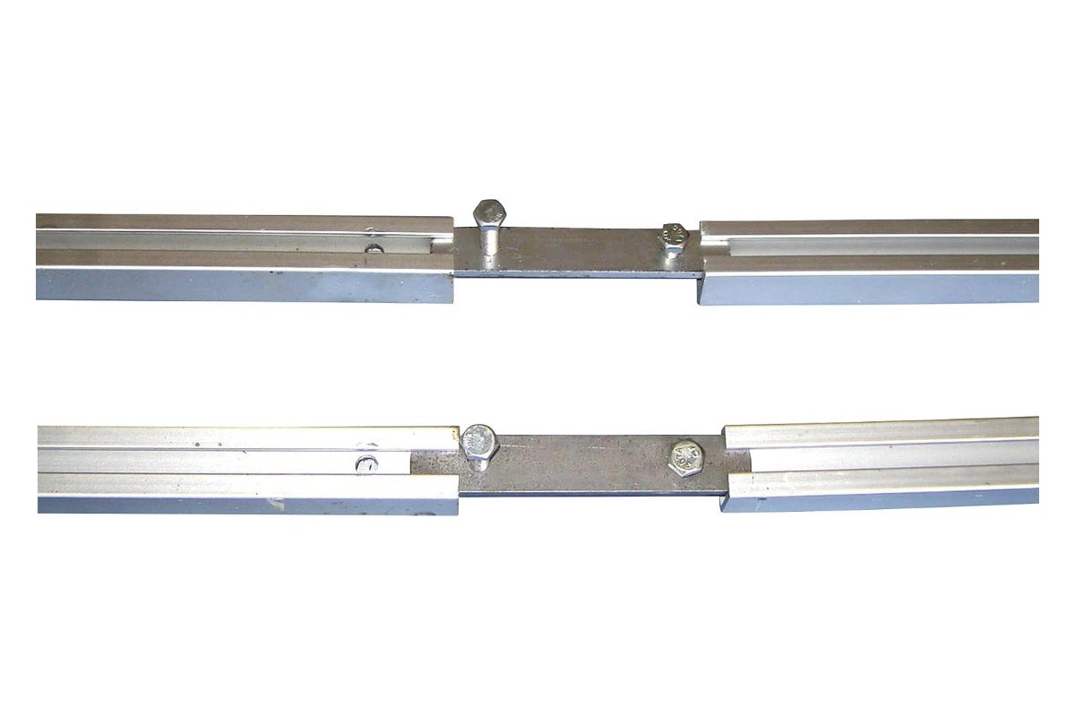 Granberg G1090 EZ Rail connector joining two rail sections